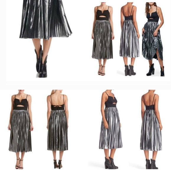 Free People pleated dress - Picture 3 of 4